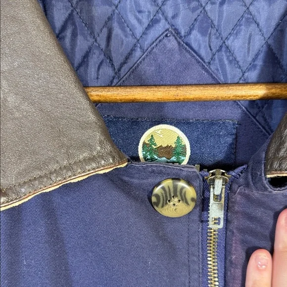 Men's Blue Vintage Field Jacket - Picture 4 of 7